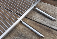 Edelstahl Grillrost Griffe 1