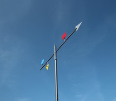 Edelstahl Windspiel Windskulptur 5